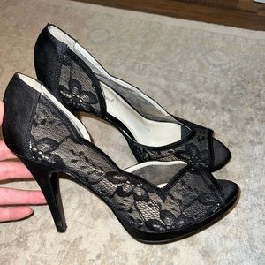 Lace heels